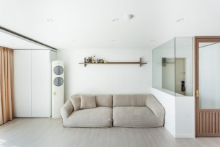 디자인 루버로 꾸민 아파트 인테리어