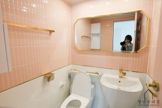 핑크하우스의 포인트공간, 욕실입니다